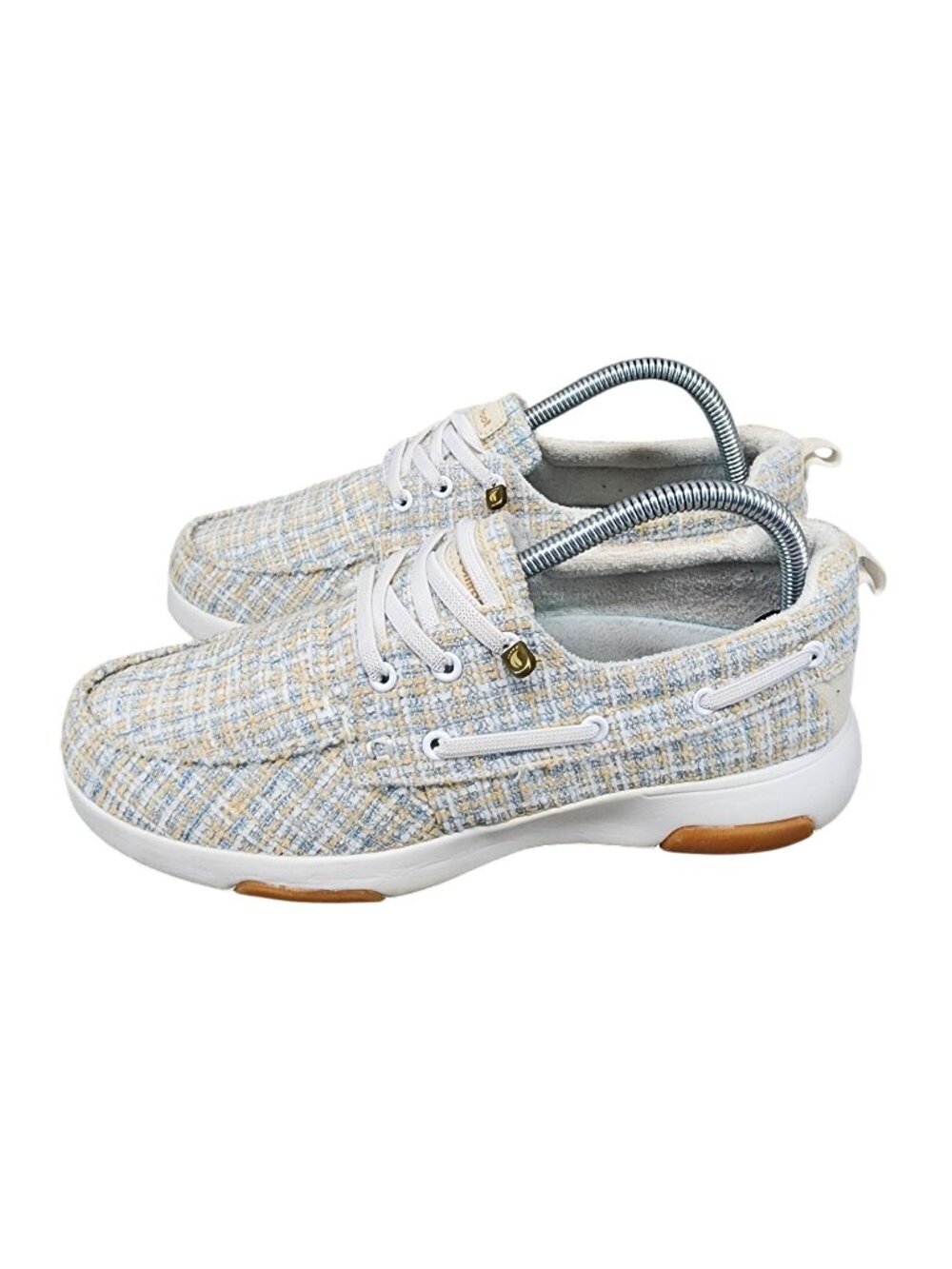 OrthoComfoot Shoes Womens Size EU 40 US 9.5 Blue Arch Support Slip On Boat *Read